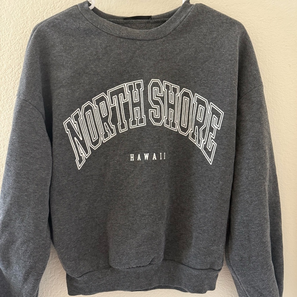 Gray North Shore Hawaii Sweatshirt